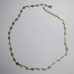Choker Floral Golden Bloom