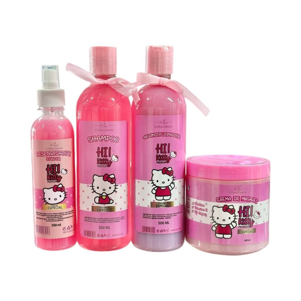 Kit Capilar Hello Kitty