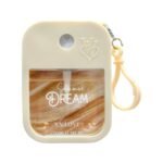 Perfume de cartera con colgante VV