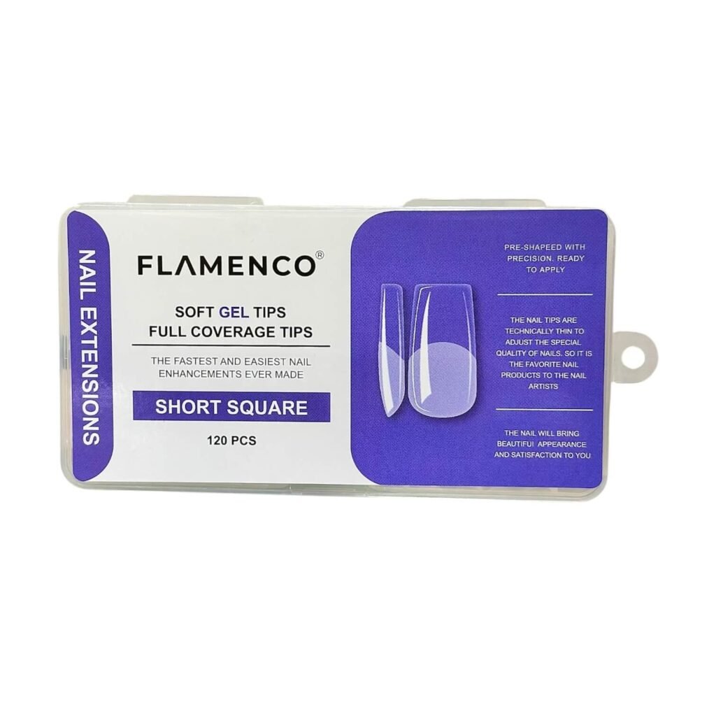 Uñas Soft Gel Tips Flamenco 120 Pcs