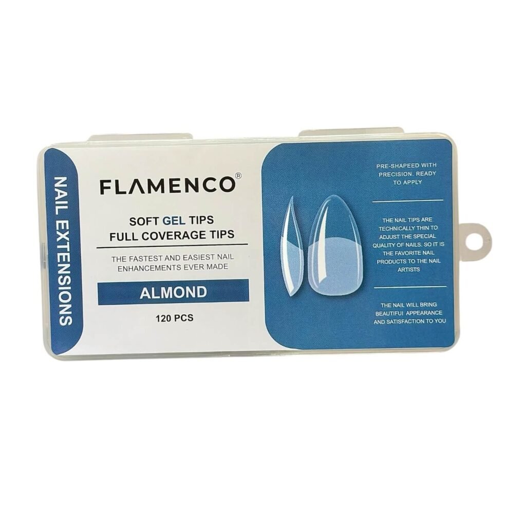 Uñas Soft Gel Tips Flamenco 120 Pcs