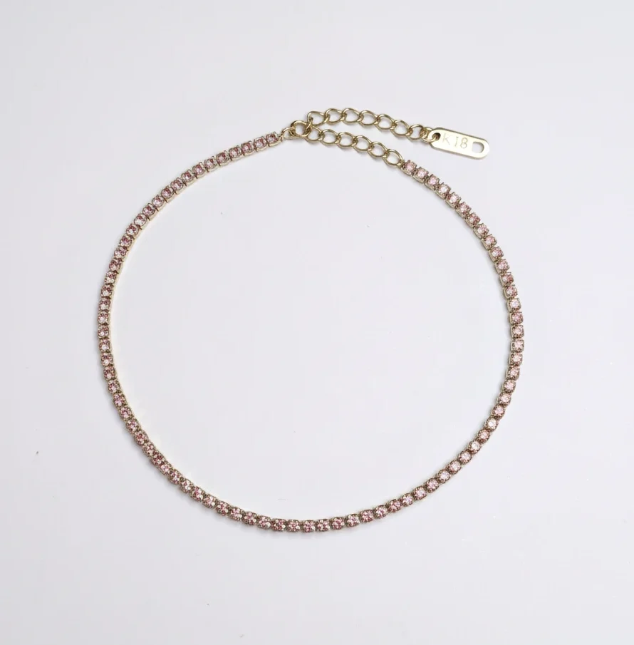 Pulsera Tennis Micro-Circones Rose