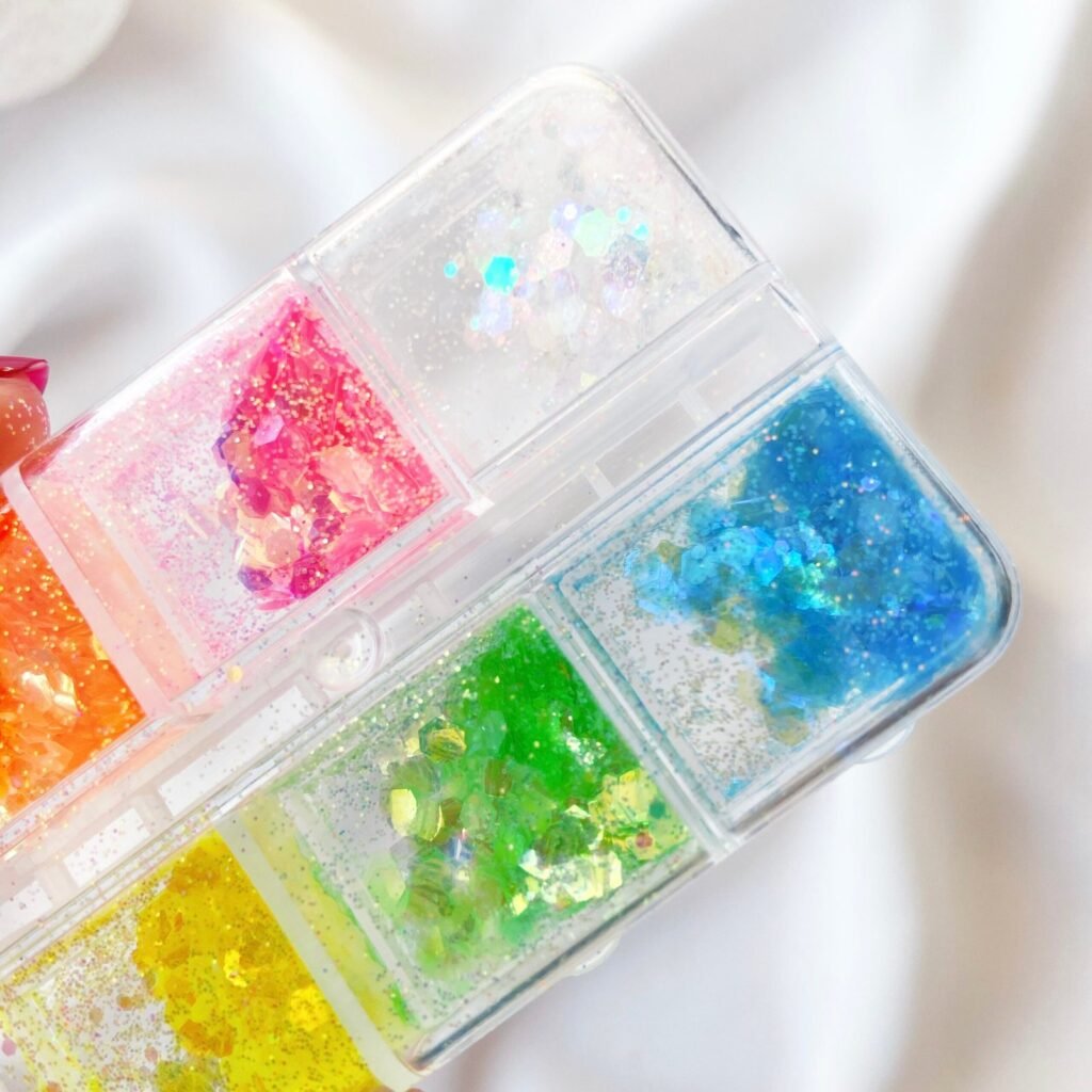 Glitter Neon Decorativo Uñas O Maquillaje